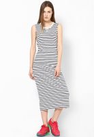 Only Off White Colored Striped Maxi Dress