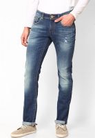 Rookies Blue Slim Fit Jeans