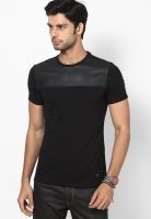United Colors of Benetton Black Half Sleeve Round Neck T-Shirt