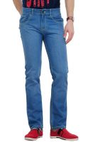 Yepme Blue Solid Regular Fit Jeans