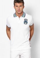 Duke Stardust Collection White Smart Fit Polo T Shirt