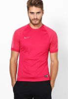 Nike As Flash Select Ss Trng Red Round Neck T-Shirt