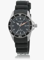 CITIZEN Eco-Drive Ep6040-02E Black/Black Analog Watch