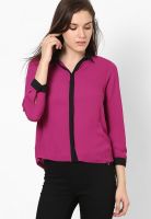 Dorothy Perkins Fuchsia Colour Block Shirt