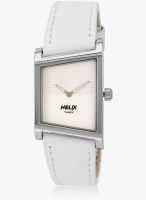 Helix Tw010hl07-Sor White/Silver Analog Watch