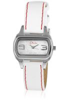 Olvin Quartz 1634 Sl01 White Analog Watch