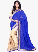 Sourbh Sarees Blue Embellished Saree