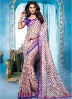 Vishal Purple Printed Saree