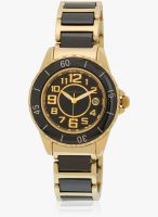 Yves Bertelin Pm31482-2 Two Tone/Black Analog Watch