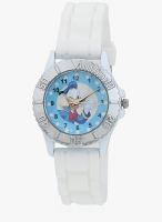 Disney Mickey & Friends Lp-1004 (White) White/Blue Analog Watch