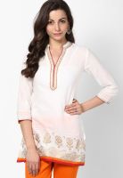 Rangriti White Printed Kurtas