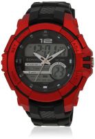 Sonata 77027Pp03J Black/Red Analog & Digital Watch