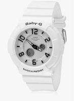 Casio Baby-G Bga-132-7Bdr (B123) White/White Analog Watch