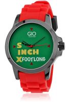 Gio Collection Gio-Sif-02 Red/Green Analog Watch