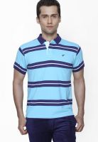 Globus Blue Striped Polo T-Shirt