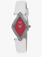 Helix Ti020hl0200-Sor White/Pink Analog Watch