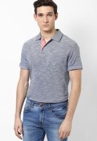 Nautica Grey Solid Polo T-Shirts