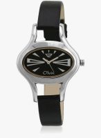 Olvin 1614 Sl03 Black/Black Analog Watch
