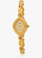 Timex Ls14-Sor Golden/Golden Analog Watch