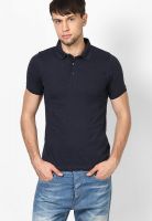United Colors of Benetton Navy Blue Polo T-Shirt