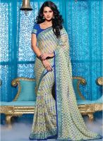 Vishal Beige Printed Saree