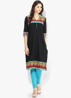 Shree Black Printed Kurtis