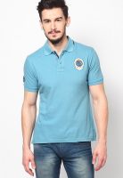 TBASE Blue Polo T Shirt