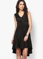 Athena Sleeve Less Black Dress