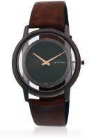 Titan 1577Ql01 Brown Analog Watch