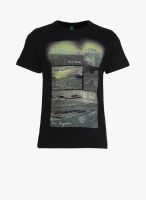 United Colors of Benetton Black T-Shirt