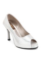 Waltz Silver Peep Toes