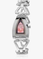 Adine Ad-622 Silver/Pink Analog Watch
