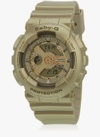 Casio Baby-G Ba-111-9Adr (Bx020) Gold/Gold Analog & Digital Watch