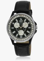 Chappin and Nellson Black Metal Analog Watch