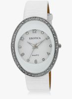 Exotica Fashion White Metal Analog Watch