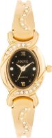 Adine AD-111 GOLDEN-BLACK Fasionable Analog Watch - For Women