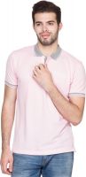 Fort Collins Solid Men's Polo Neck Pink T-Shirt