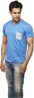 Wear Your Opinion Solid Men's V-neck Light Blue T-Shirt Wear Your Opinion Solid Men's V-neck Light Blue T-Shirt