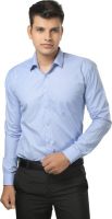 Fashion Tree Men's Solid Casual Blue Shirt