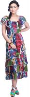 Diva Couture By Divvya Women's A-line Multicolor Dress