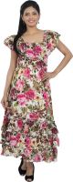 Diva Couture By Divvya Women's Maxi Pink Dress