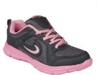 Hitcolus Dark Grey & Pink Running Shoes(Grey, Pink)