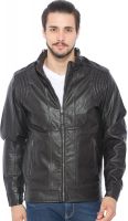 Status Quo Full Sleeve Solid Men's Leather Jacket