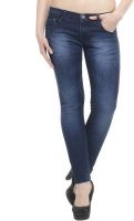 American-Elm Slim Fit Women's Blue Jeans