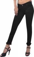 Devis Slim Fit Fit Women's Black Jeans