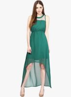 Harpa Green Solid Long Top