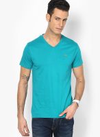 Jack & Jones Green V-Neck T Shirt