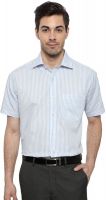 Van Heusen Men's Striped Formal White Shirt