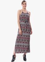 Vero Moda Multicoloured Printed Maxi Dress With Belt