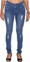 Zedon Slim Fit Fit Women's Light Blue Jeans